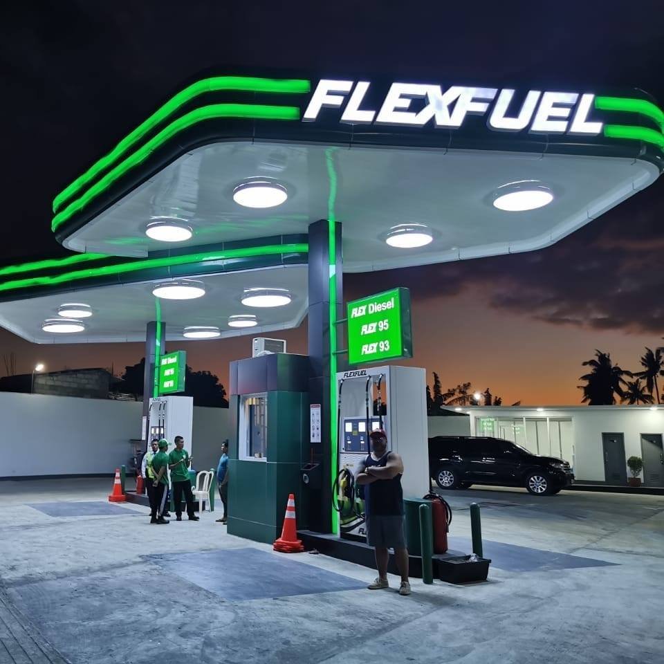 flex fuel gas station