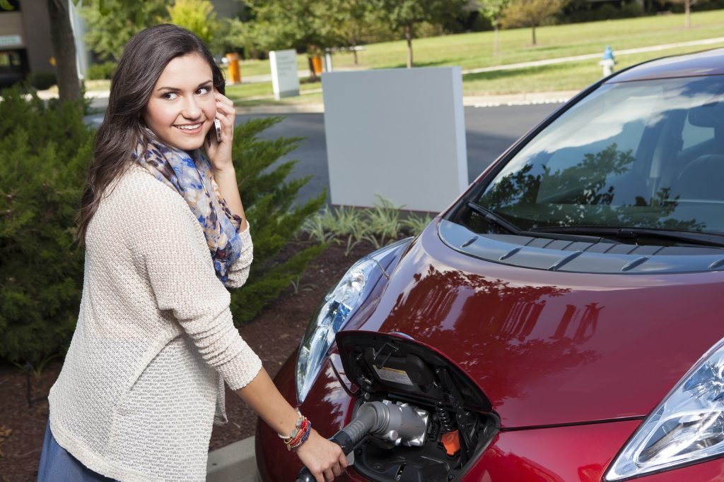 electric car charging at home